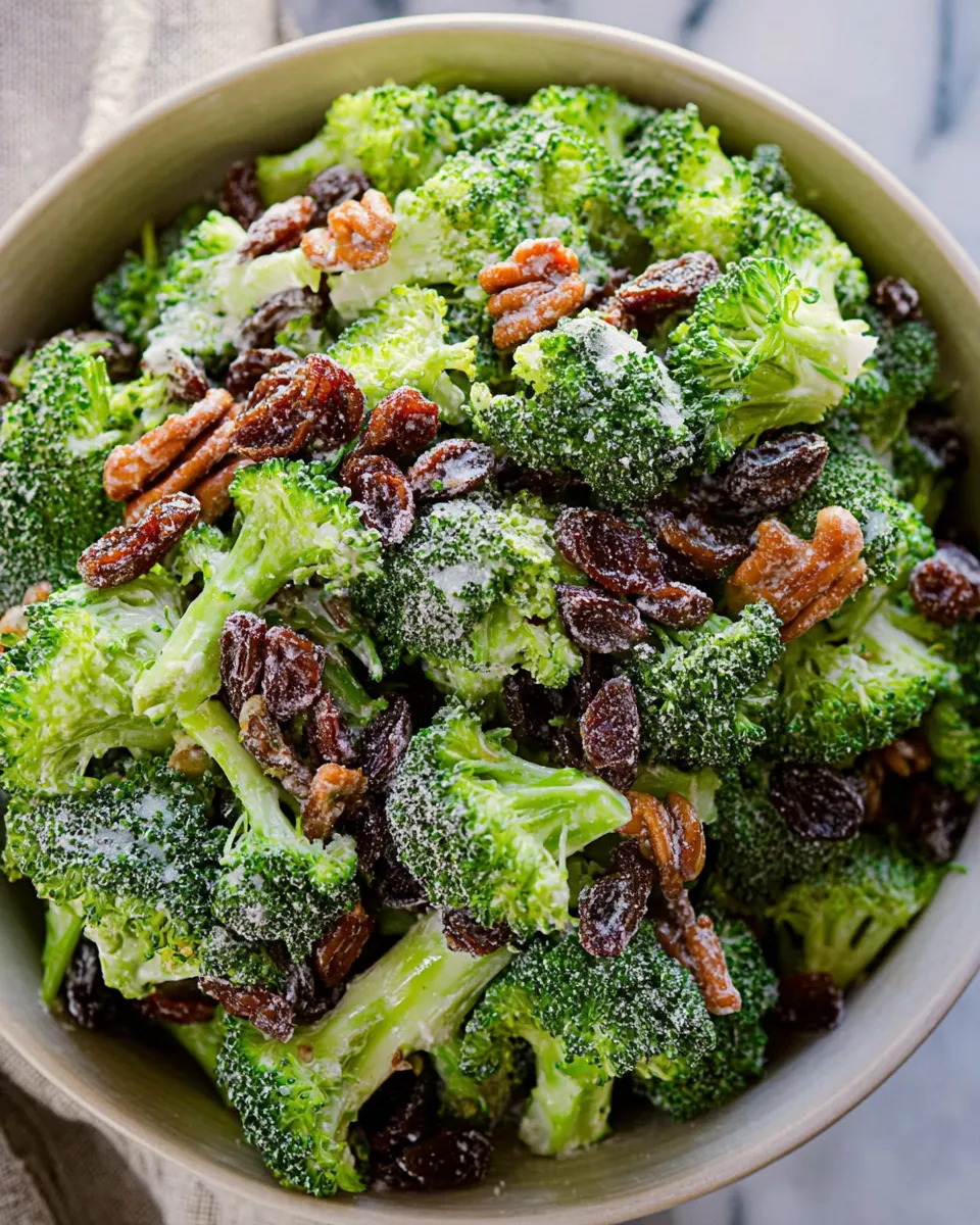 broccoli raisin salad