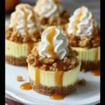 Delicious Easy Apple Crisp Mini Cheesecakes for Fall