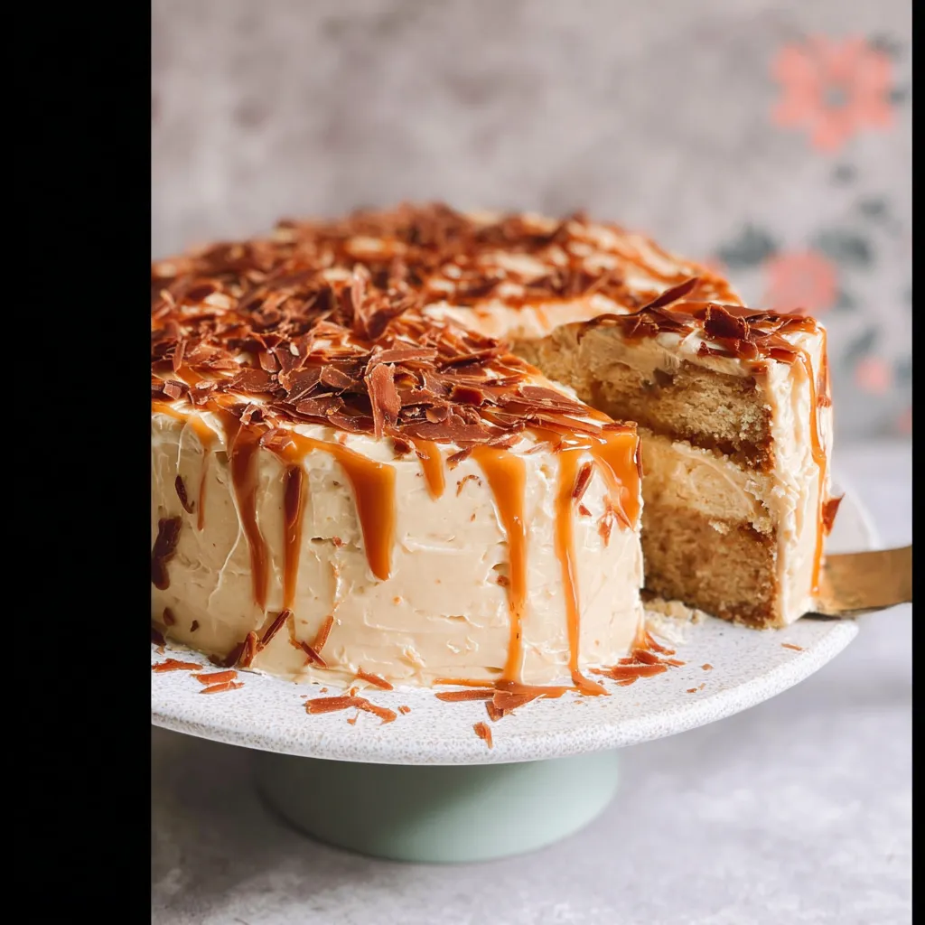 Light & Creamy Caramel Cake - Bake with Zoha