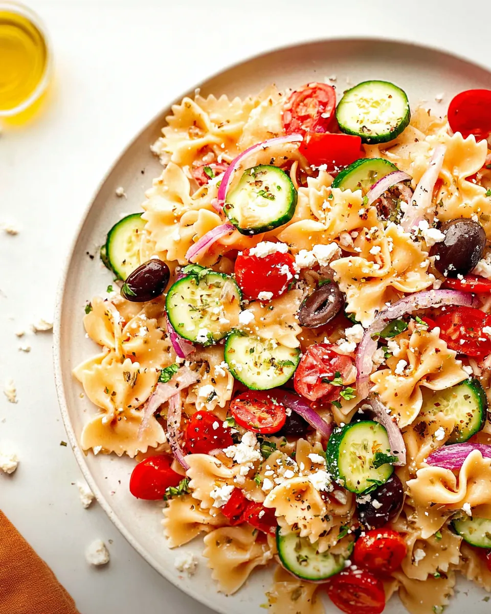 Mediterranean Pasta Salad Recipe: A Fresh & Flavorful Delight