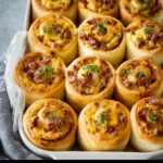Deliciously Soft and Savory Breakfast Rolls Freshly Baked