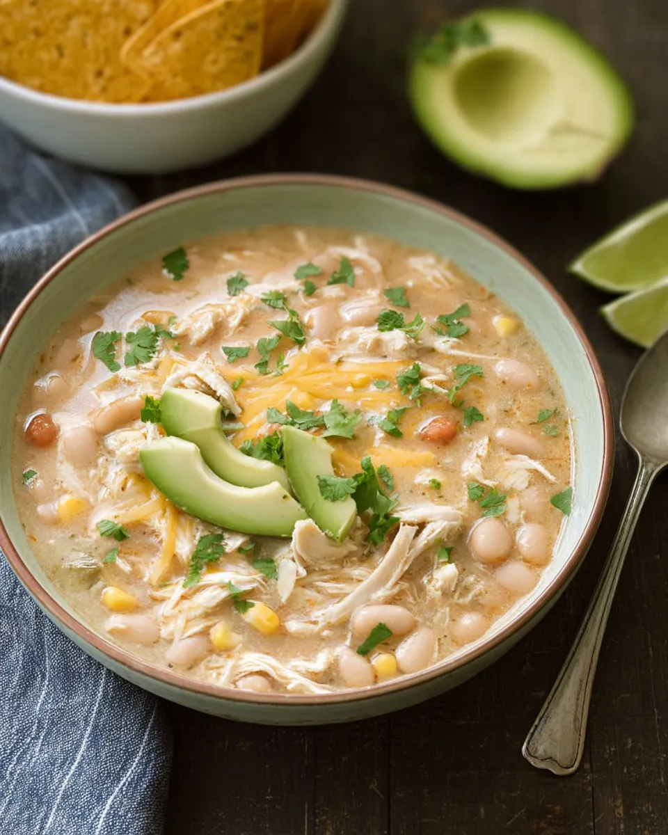 white bean chicken chili