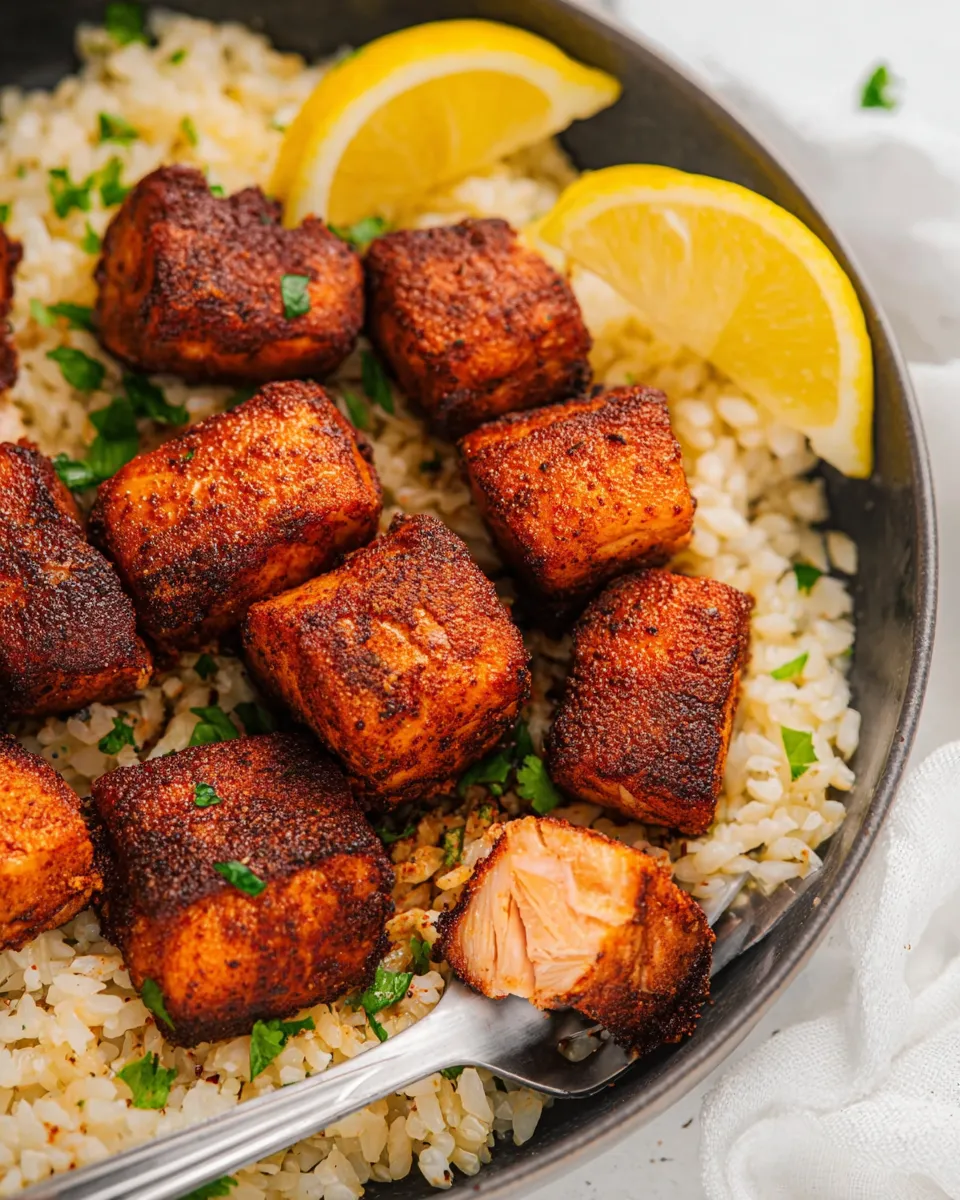 Salmon Bites Air Fryer: Tasty & Easy Dinner Idea