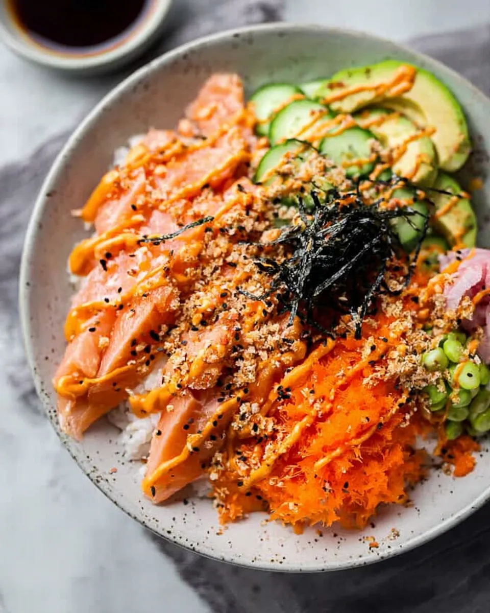 salmon sushi bowl