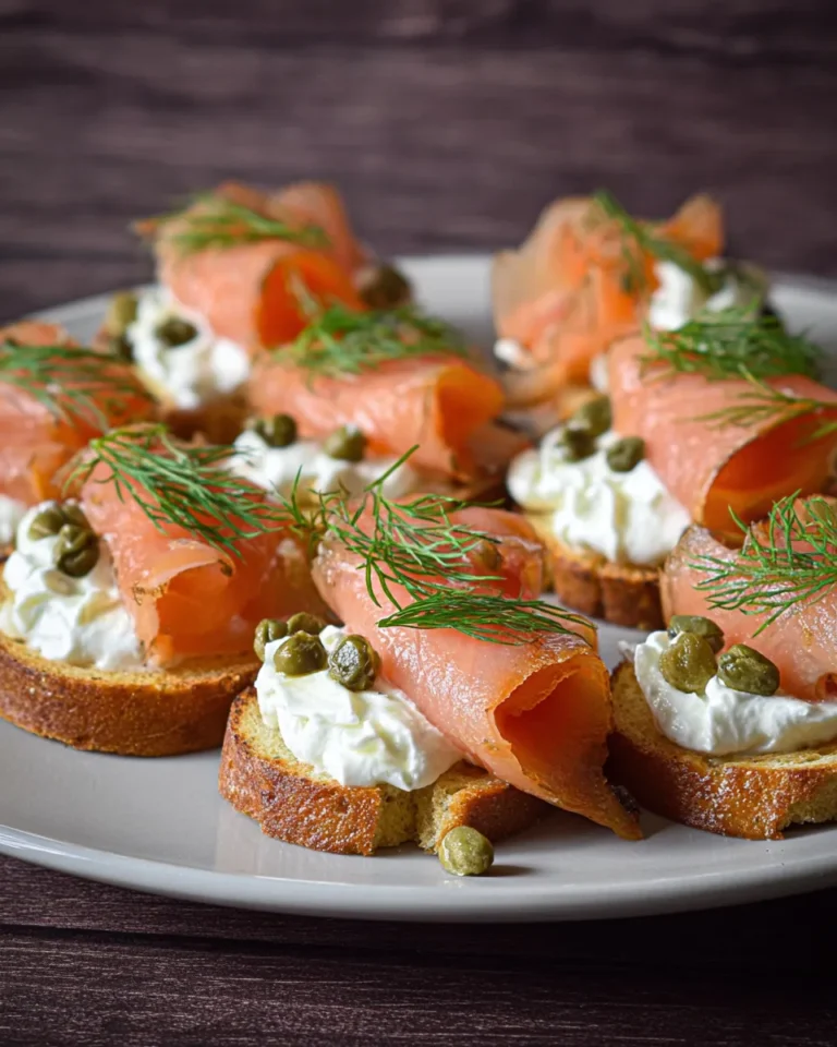 Mouthwatering Smoked Salmon Appetizers on a Platter